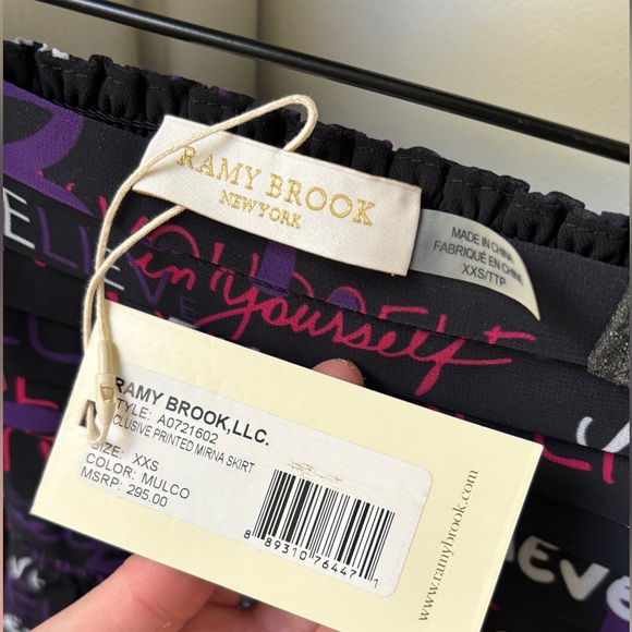 Ramy Brook Printed Mirna Smocked Mini Skirt - Picture 4 of 8